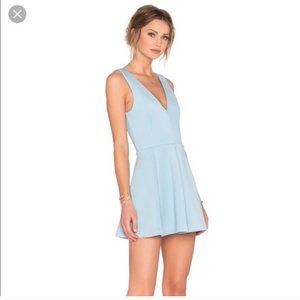 Ice Blue Mini Dress